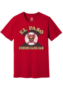 Summit Sportswear El Paso Chihuahuas Red Soft Arch Short Sleeve T Shirt