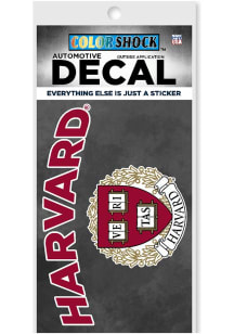 Harvard Crimson Main Mark Auto Decal - Maroon
