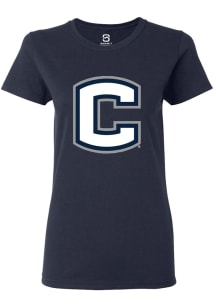 Summit Sportswear UConn Huskies Womens Navy Blue Alt Logo Secondary Short Sleeve T-Shirt