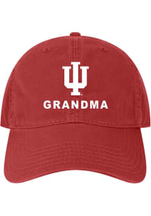 Indiana Hoosiers Grandma Twill Adjustable Hat - Red