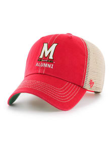 47 Maryland Terrapins Alumni Trawler Adjustable Hat - Red