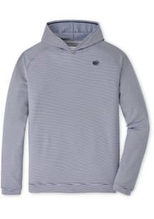 Peter Millar Penn State Nittany Lions Mens Navy Blue Pine Sugar Stripe Long Sleeve Hoodie