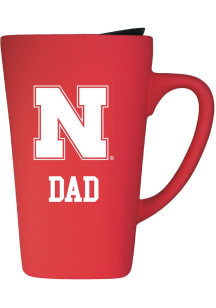 Nebraska Cornhuskers 16oz Dad Soft Touch Ceramic Mug - Red