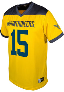 Ben Cutter  Genuine Collective West Virginia Mountaineers Gold Football NIL Football Jersey