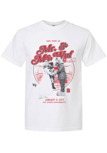 NC State Wolfpack Womens Ivory Vow Renewal Short Sleeve T-Shirt