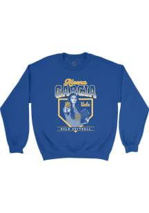 Aleena Garcia  Campus Ink UCLA Bruins Youth Royal Blue Illustrated Long Sleeve Crew Sweatshirt