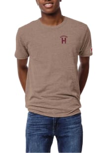 Harvard Crimson Brown Vintage H Short Sleeve Fashion T Shirt