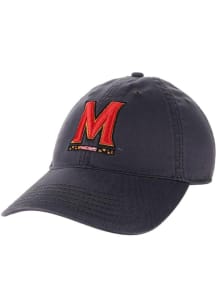 Legacy Maryland Terrapins EZA Twill Adjustable Adjustable Hat - Dark Grey