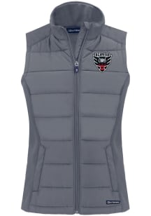 Cutter and Buck DC United Womens Graphite Evoke Vest