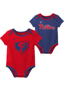 Nike Philadelphia Phillies Baby Red Logo 2PC One Piece