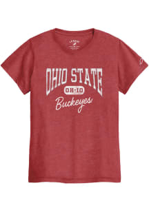 Ohio State Buckeyes Womens Red Intramural Short Sleeve T-Shirt
