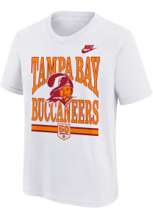 Nike Tampa Bay Buccaneers Youth White Bucs 50th Anniversary Short Sleeve T-Shirt