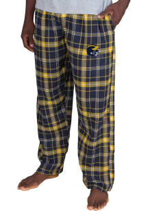Concepts Sport Michigan Wolverines Mens Navy Blue Football Helmet Sleep Pants