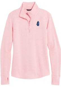 Vineyard Vines Chicago Cubs Womens Pink Dreaamcloth Shep Shirt Qtr Zip