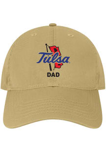 Tulsa Golden Hurricane Dad Twill Adjustable Hat - Gold