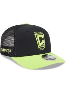 New Era Columbus Crew 2026 Jersey Hook Stretch 9SEVENTY Trucker Adjustable Hat - Black