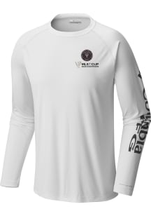 Columbia Inter Miami CF Black 2025 Cup Champions Terminal Tackle Long Sleeve Fashion T Shirt