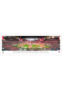 Blakeway Panoramas Indiana Hoosiers 2025 CFP National Champions Tubed Unframed Poster