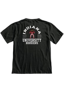 Blue 84 Indiana Hoosiers Black Hoosier The Bison Short Sleeve T Shirt