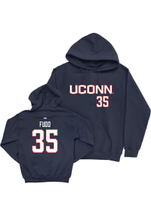 Azzi Fudd UConn Huskies Mens Navy Blue NIL Sideline Player Hood