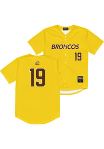 Kennedy Halverson  Western Michigan Broncos Mens Gold NIL Baseball Jersey