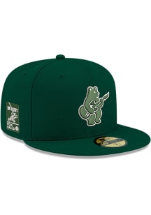 New Era Chicago Cubs Mens Green Tonal Electric Bear 59FIFTY Fitted Hat