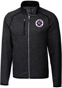 Cutter and Buck New England Revolution Mens Charcoal Mainsail Big and Tall Light Weight Jacket
