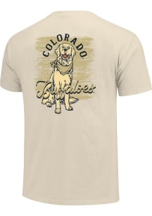 Colorado Buffaloes Womens Ivory Good Boy Short Sleeve T-Shirt