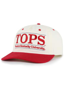 Western Kentucky Hilltoppers Retro Two Tone 5-Panel The Bar Adjustable Hat - Ivory