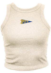 Where I’m From Pitt Panthers Womens Oatmeal Pitt Pendant Tank Top