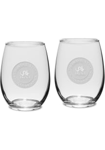 Drexel Dragons Thomas R. Kline School of Law 2 Piece Set 21oz Stemless Wine Glass - White