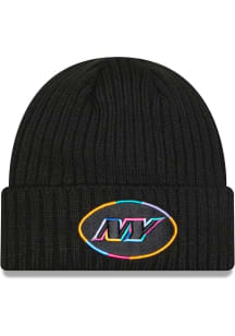 New Era New York Jets Black 2024 Crucial Catch Tech Mens Knit Hat