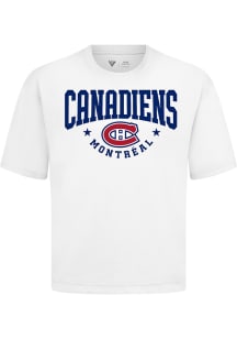 Levelwear Montreal Canadiens White Signature Knit Archway Short Sleeve Fashion T Shirt