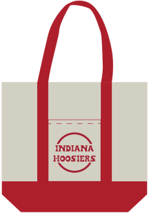 Indiana Hoosiers White Mini Canvas Tote