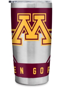 Minnesota Golden Gophers 20oz Stainless Steel Tumbler - Silver