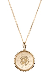 Kyle Cavan Maryland Terrapins Crest Sunburst Womens Necklace