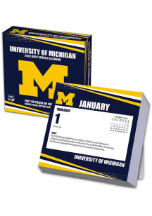Michigan Wolverines 2026 Boxed Daily Calendar