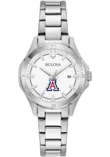 Bulova Arizona Wildcats Sport Stainless Steel Womens Watch