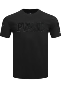 Pro Standard Prairie View A&M Panthers Black Triple Black Short Sleeve Fashion T Shirt