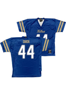 Henry Simon  Campus Ink Tulsa Golden Hurricane Blue NIL Football Jersey
