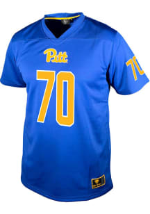 Ryan Baer  Genuine Collective Pitt Panthers Blue Football NIL Football Jersey