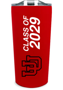 Utah Utes 18oz Class of 2029 Soft Touch Stainless Steel Tumbler - Red