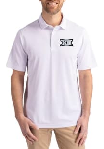 Cutter and Buck Big 12 White Virtue Eco Pique Big and Tall Polo