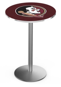 Florida State Seminoles Stainless Round Base Pub Table
