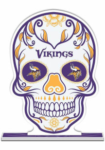 Minnesota Vikings Skull Standee Figurine