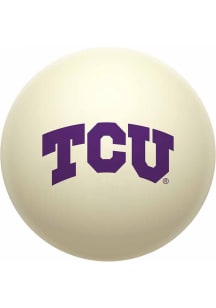 TCU Horned Frogs Team Logo Cue Billiard Balls
