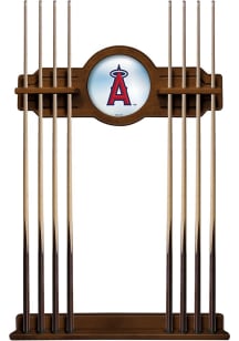 Los Angeles Angels Solid Wood Cue Rack Pool Table