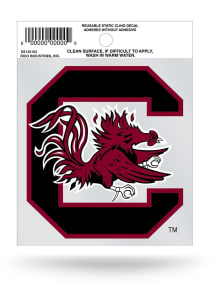 South Carolina Gamecocks Logo Auto Static Cling Decal - Red