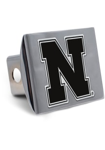Nebraska Cornhuskers Chrome Metal Car Accessory Hitch Cover