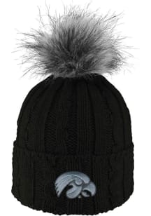 LogoFit Iowa Hawkeyes Black Alps Womens Knit Hat
